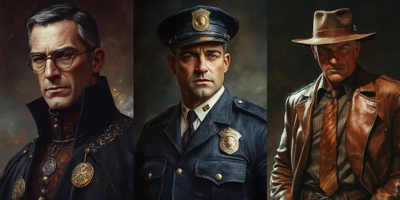 Call Of Cthulhu Character Portraits generated by undefined