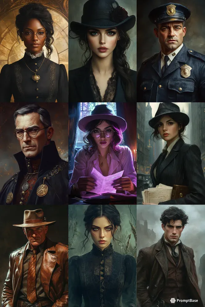 Call Of Cthulhu Character Portraits