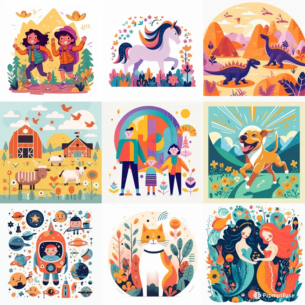 Flat Vector Characters Illustrations