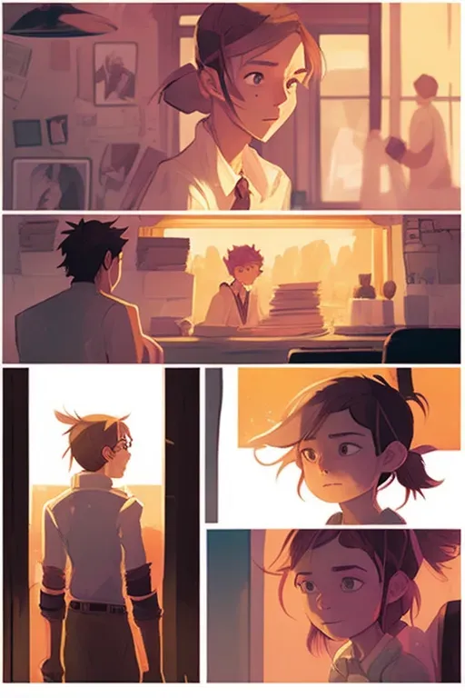Secret Recipe Comic Book Layouts
