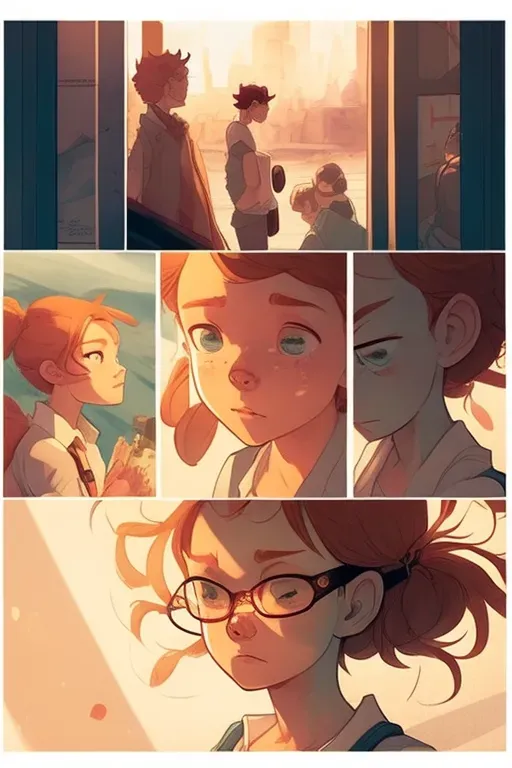 Secret Recipe Comic Book Layouts
