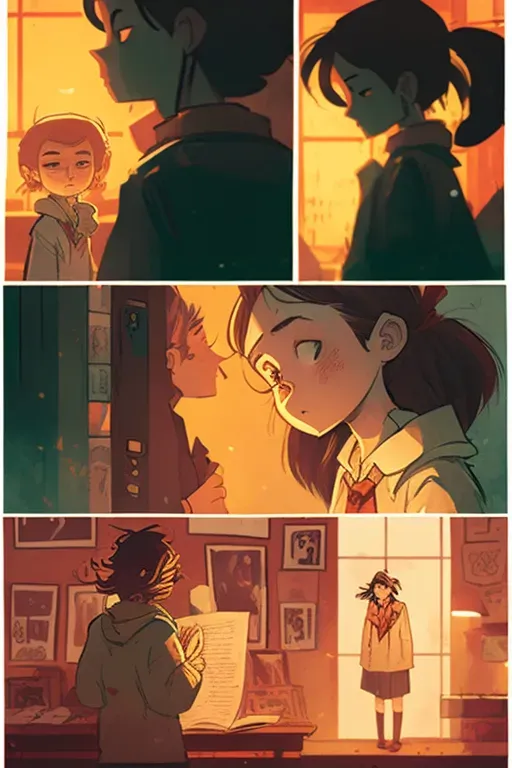 Secret Recipe Comic Book Layouts