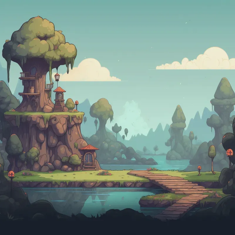 Platform Game Backgrounds