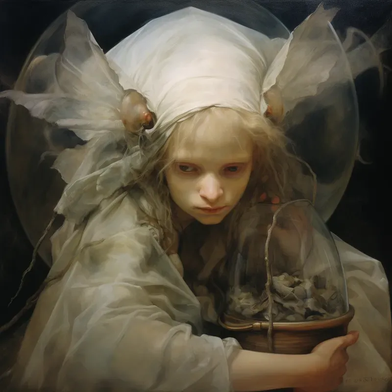 Unseelie Fae Vintage Creepy Fairies