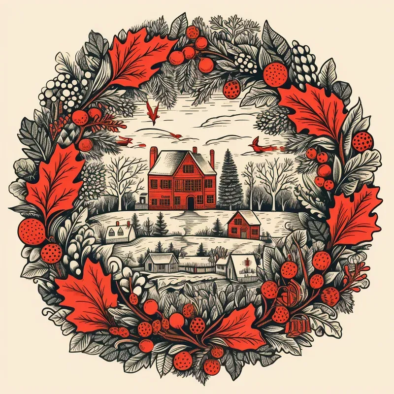 German Folk Art Woodcuts
