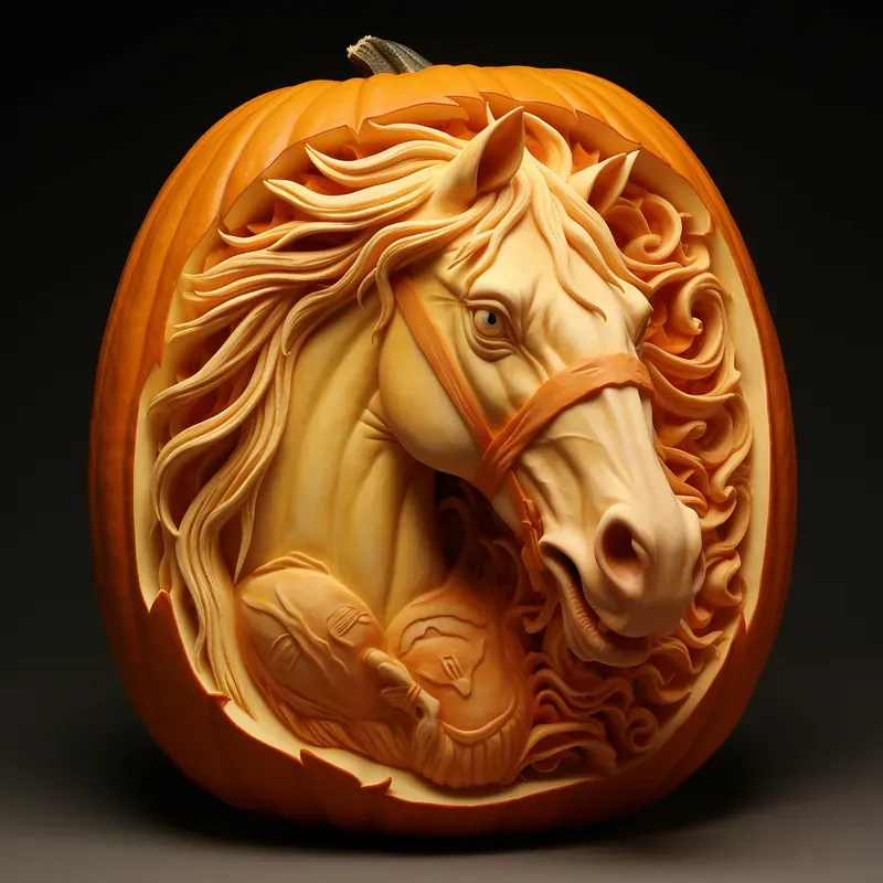 Scary Carved Pumpkins