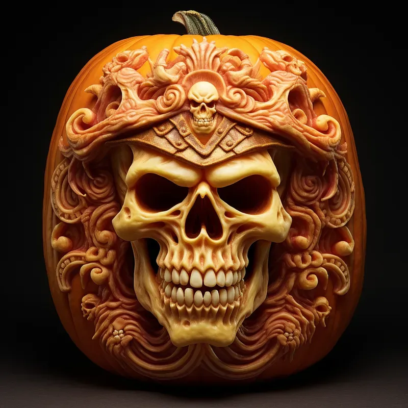 Scary Carved Pumpkins