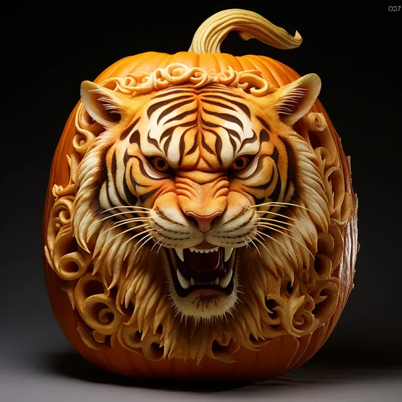 Scary Carved Pumpkins