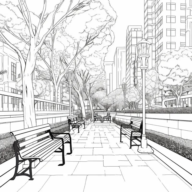 Perspective Background Lineworks
