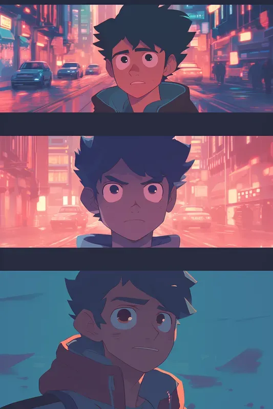 2D Animation Comic Book Pages