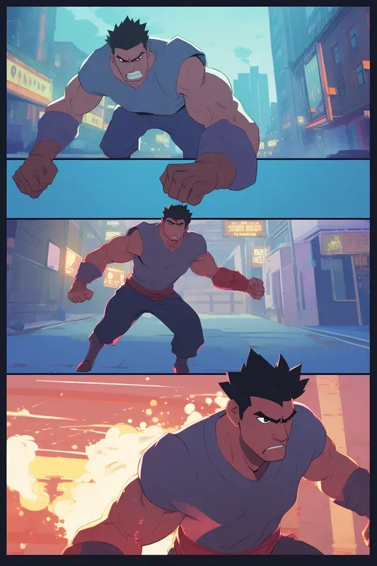 2D Animation Comic Book Pages