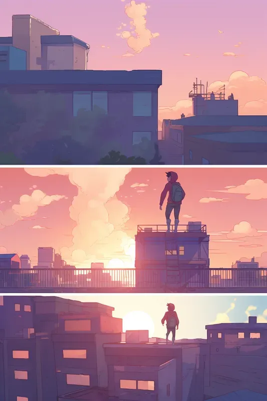 2D Animation Comic Book Pages