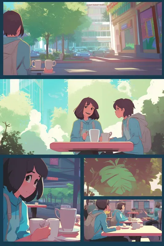 2D Animation Comic Book Pages