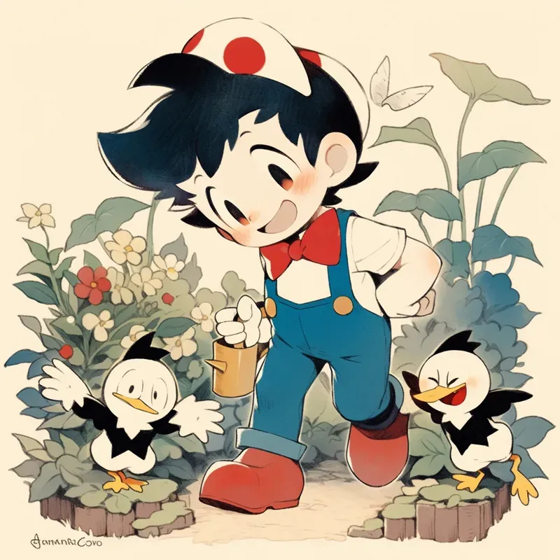Revamped Old Mickey Mouse Style