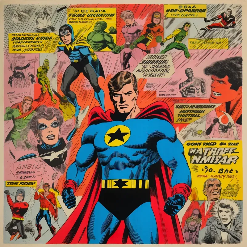 Retro Comic Book Covers