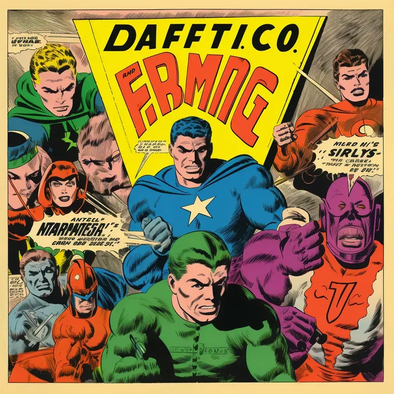Retro Comic Book Covers
