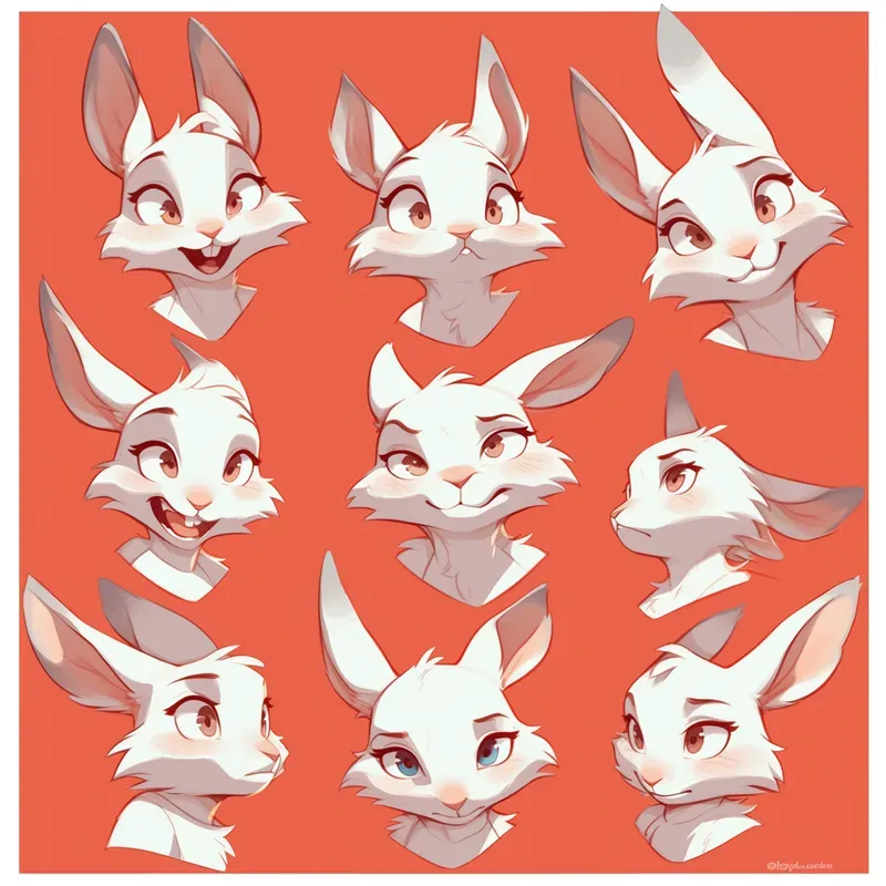Character Facial Expression Sheets