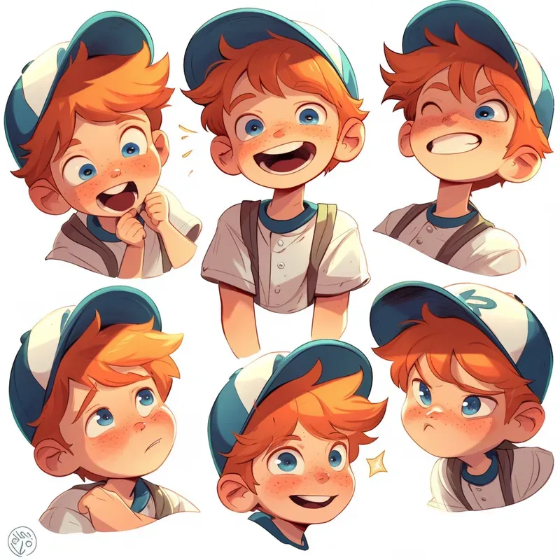 Character Facial Expression Sheets
