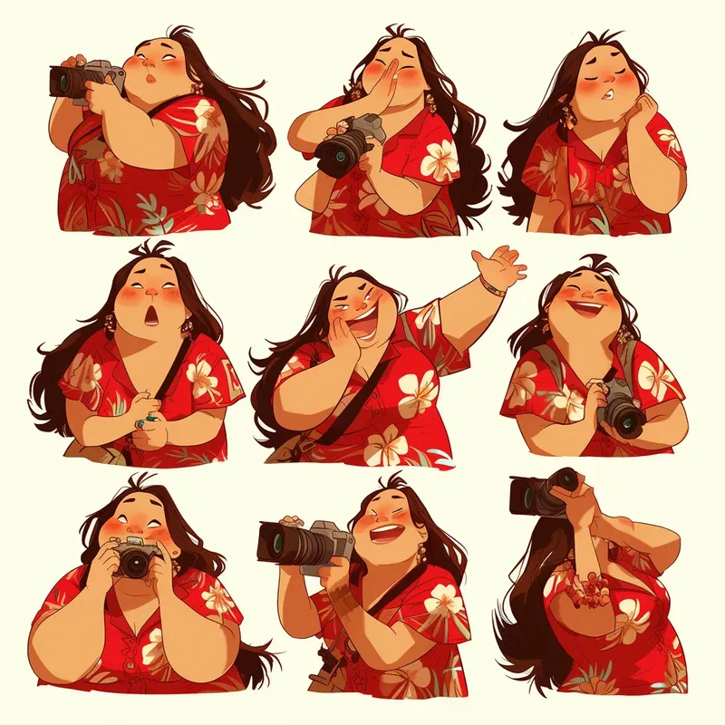 Character Facial Expression Sheets