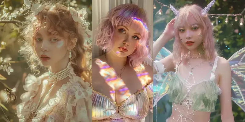 Girlycore Fashion Photographs generated by undefined