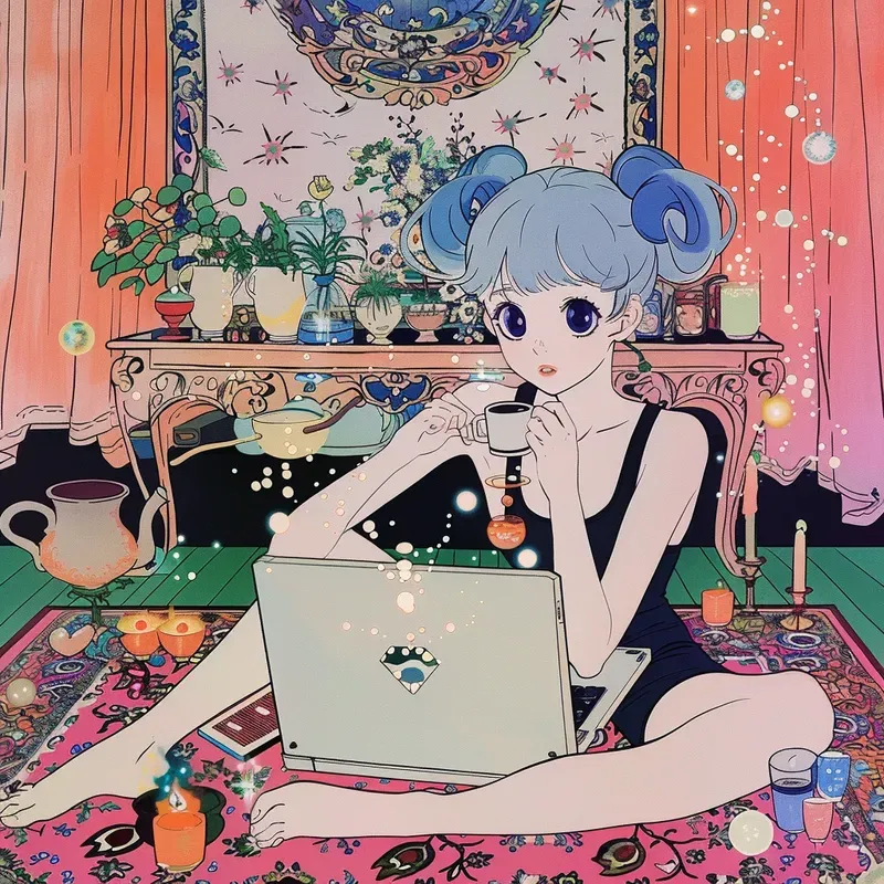 Enchanting 1980s Anime Art