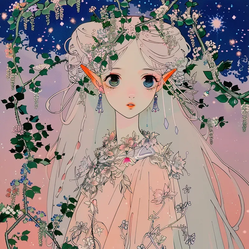 Enchanting 1980s Anime Art