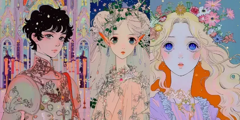 Enchanting 1980s Anime Art generated by undefined
