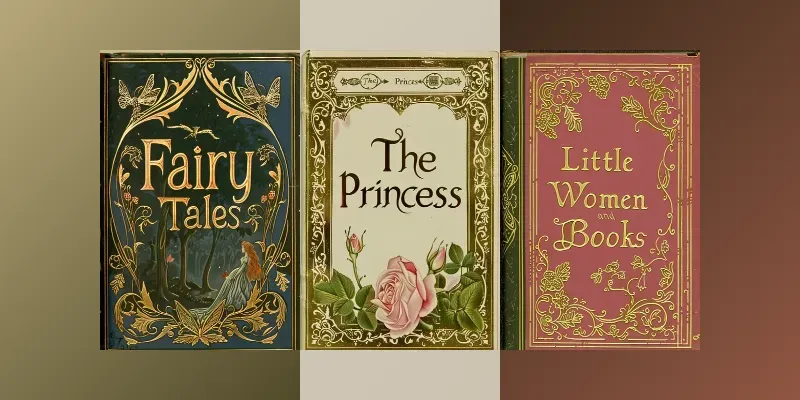 Vintage Fairytale Book Covers generated by undefined