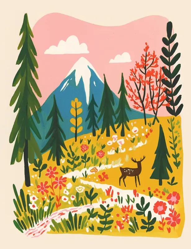 Modern Folk Art Delights