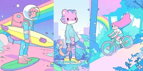 Surreal Doodle Art Collections generated by midjourney