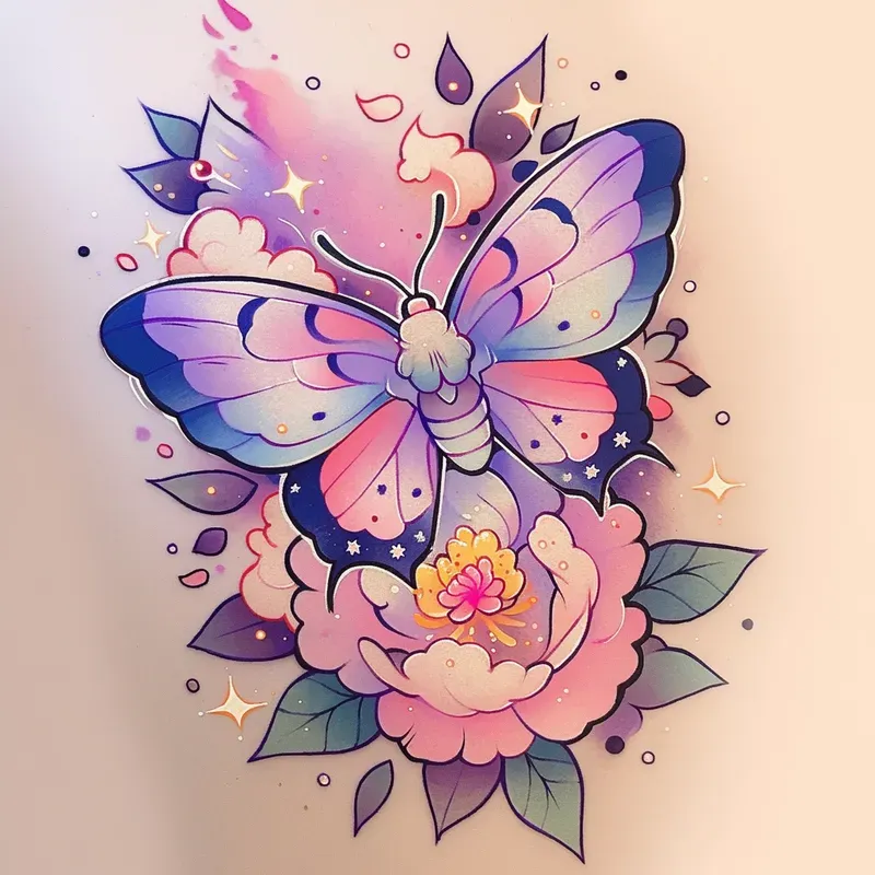 Girly Pastel Tattoo Designs