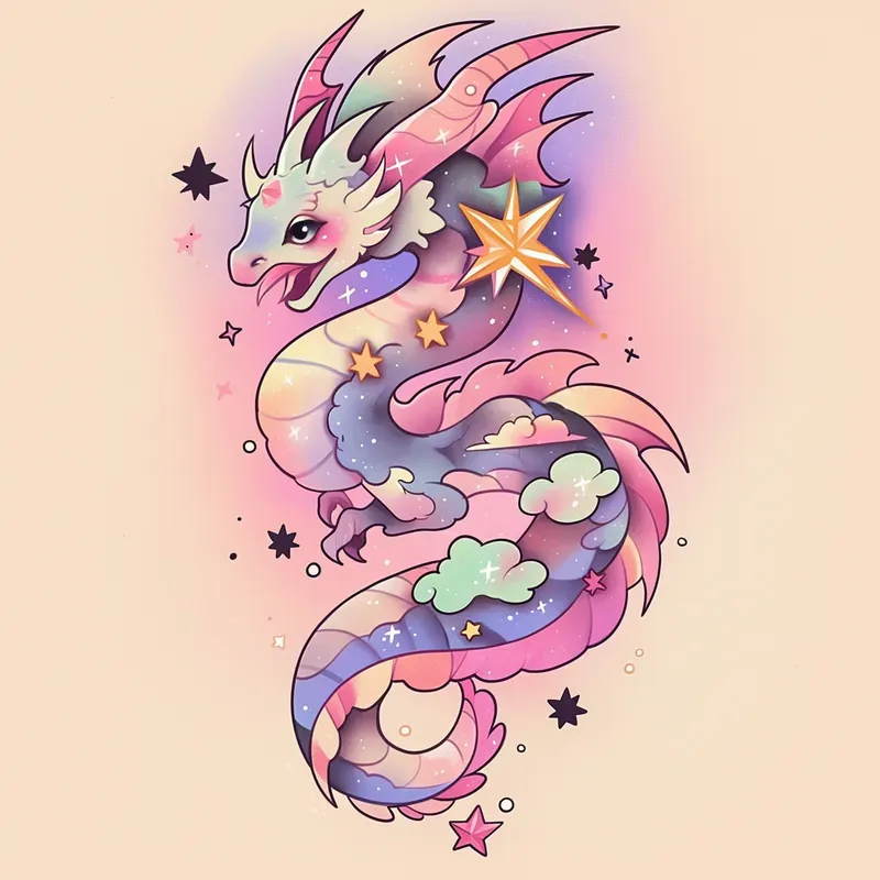 Girly Pastel Tattoo Designs