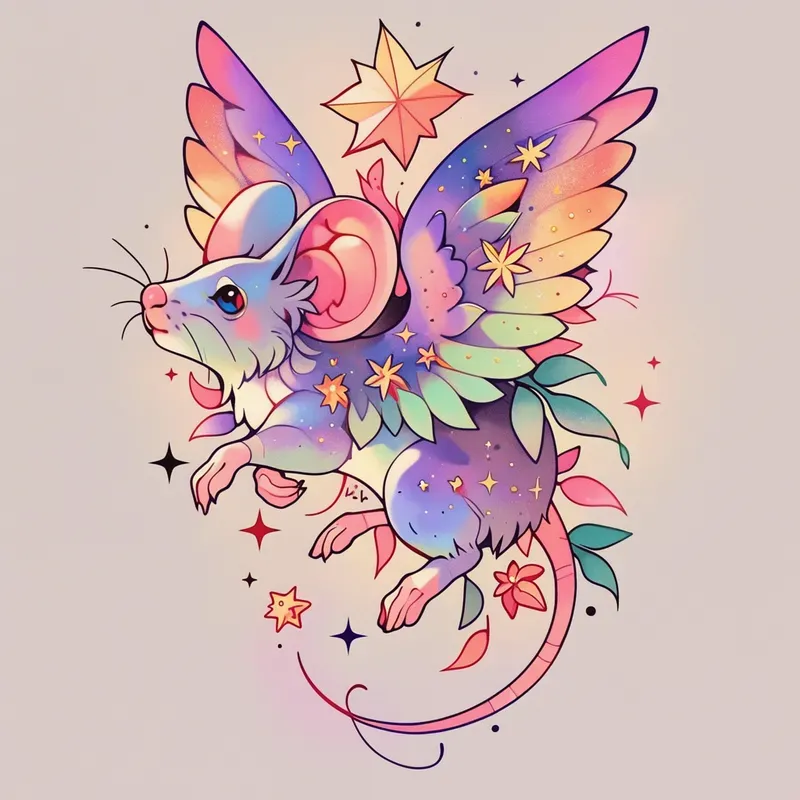 Girly Pastel Tattoo Designs