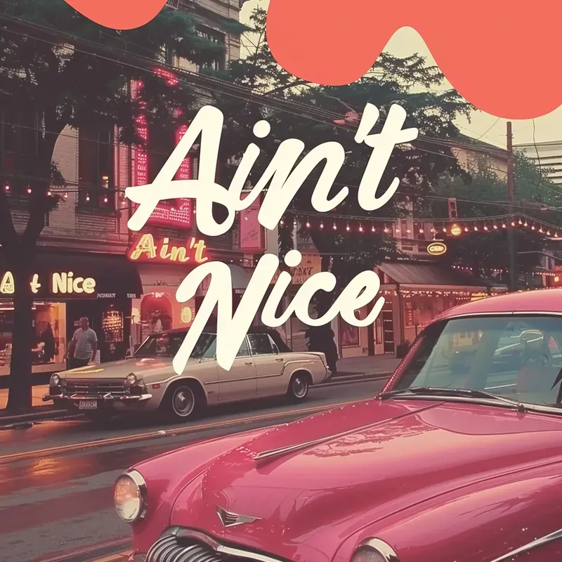 Retro Typography Art