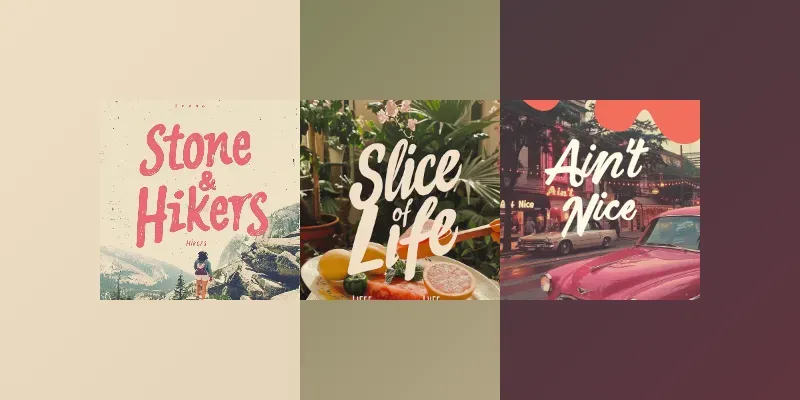 Retro Typography Art generated by undefined