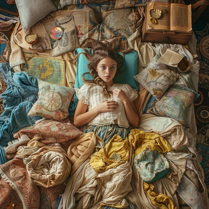 Bedsheet Collage Dreamscapes
