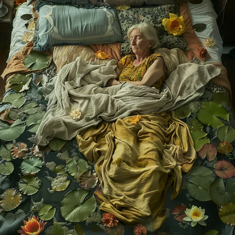 Bedsheet Collage Dreamscapes