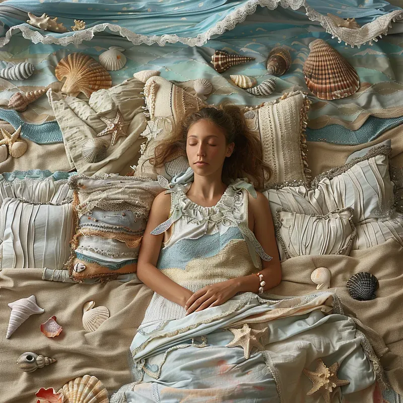 Bedsheet Collage Dreamscapes