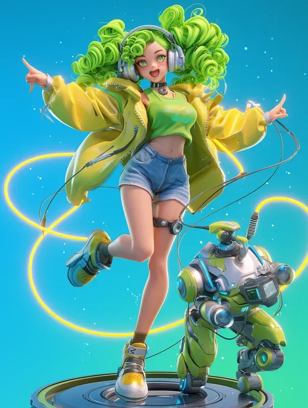 3D Customizable Anime Characters