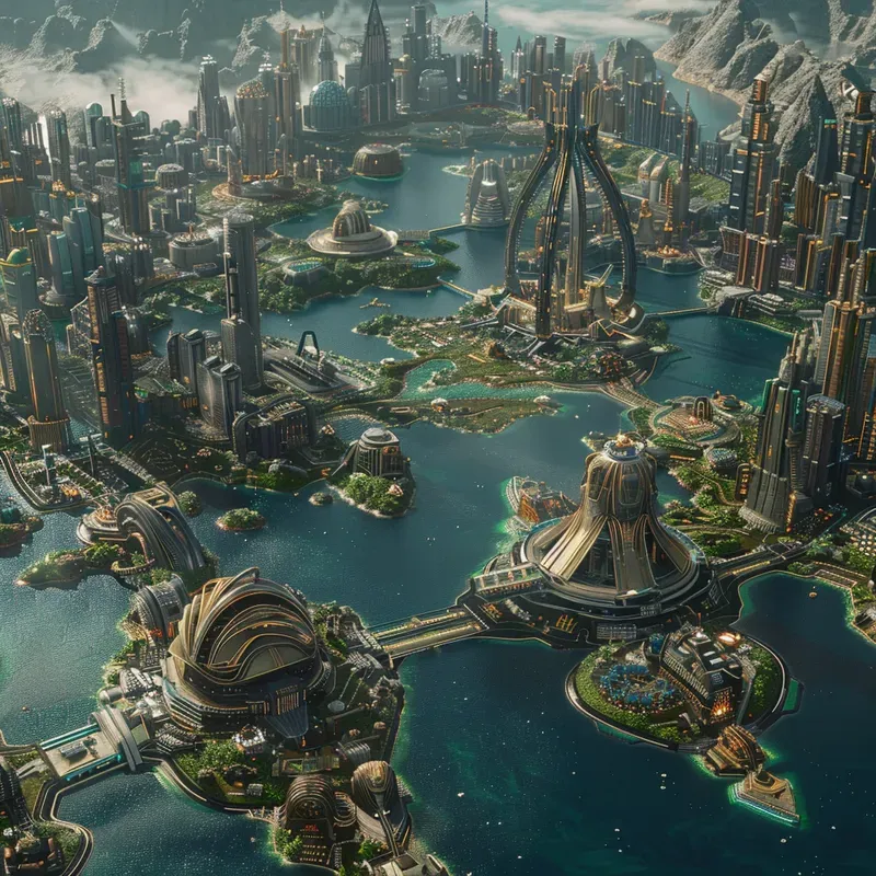 3D Fantasy World Maps
