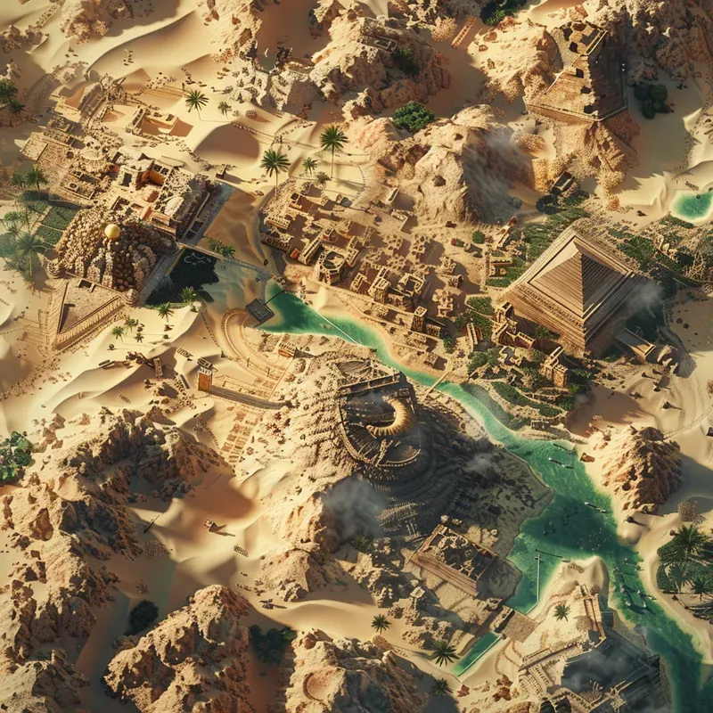 3D Fantasy World Maps