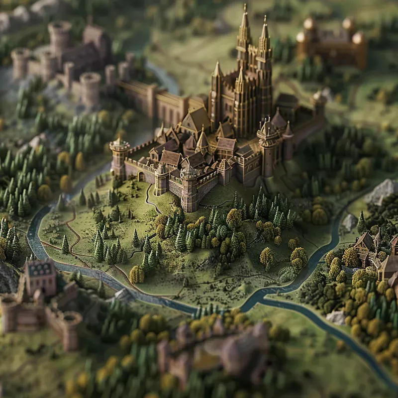 3D Fantasy World Maps