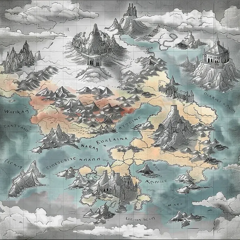 Vintage Fantasy World Maps
