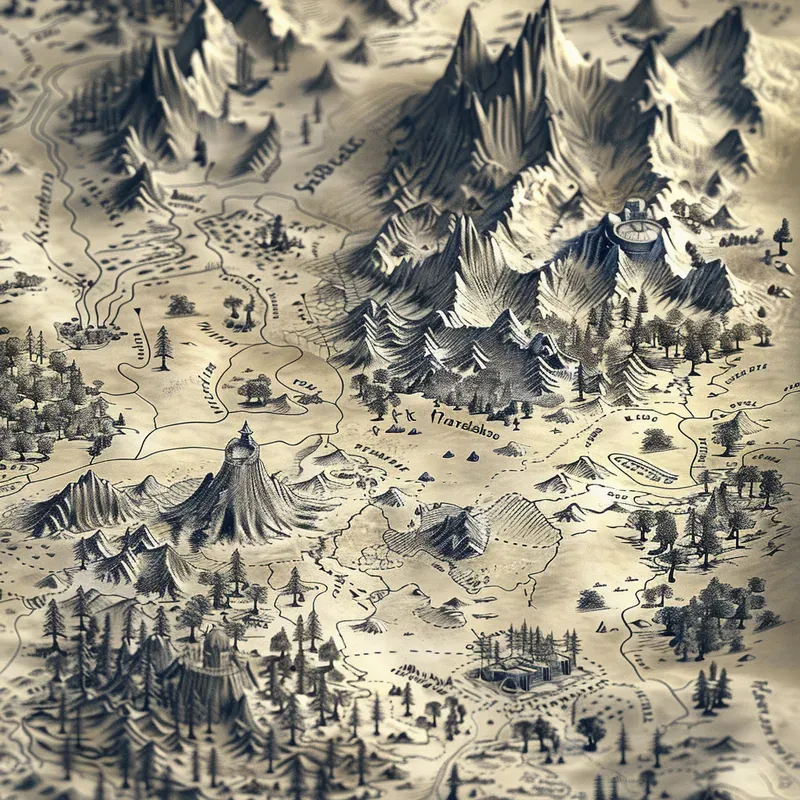 Vintage Fantasy World Maps