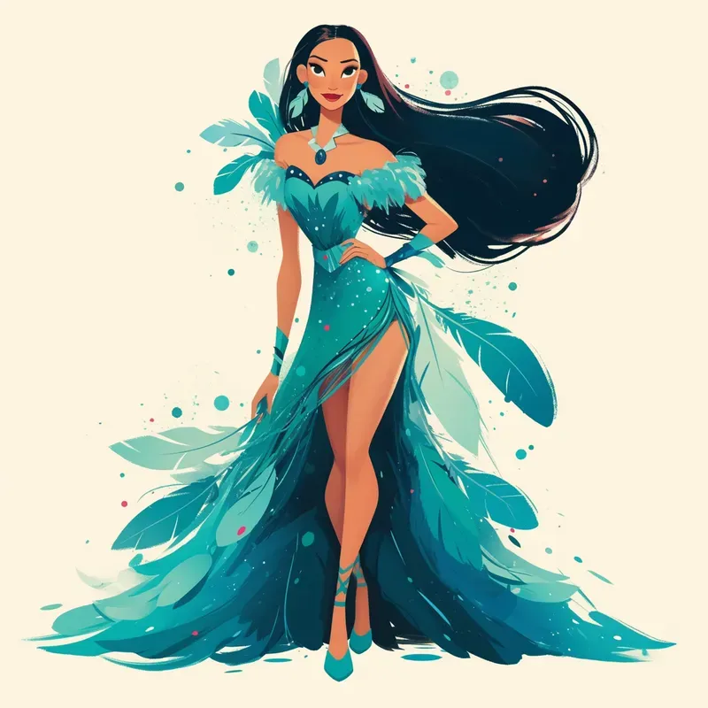 Disney Princesses In Met Gala Gowns