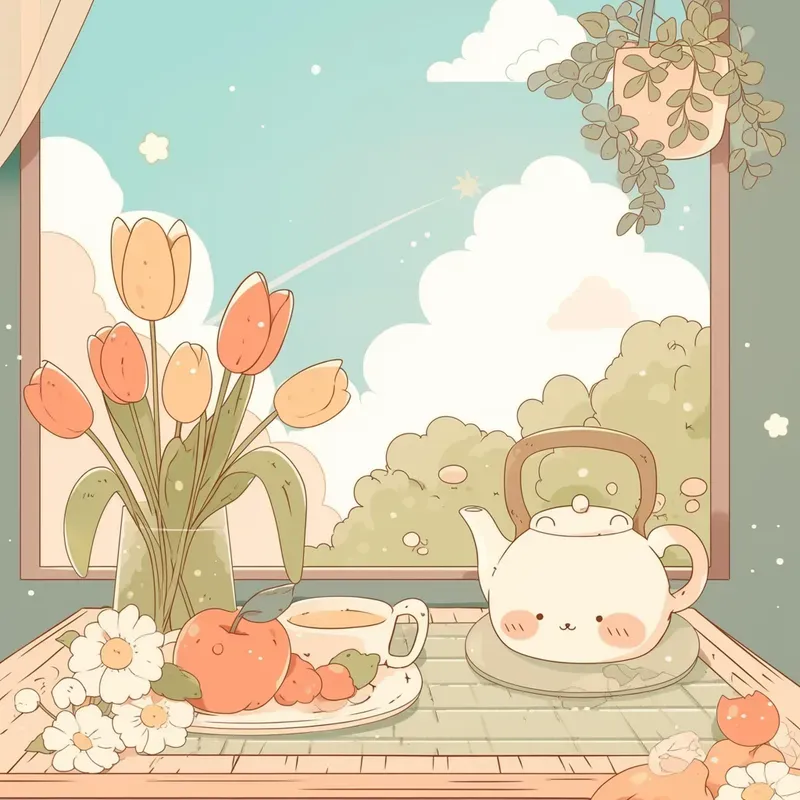 Dreamy Kawaii Pastel Illustrations