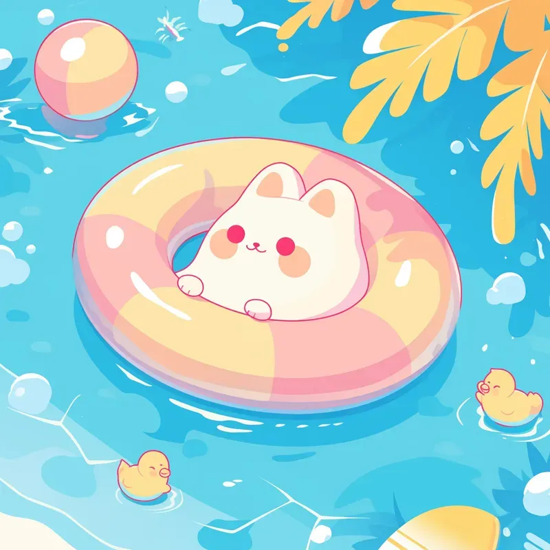 Dreamy Kawaii Pastel Illustrations