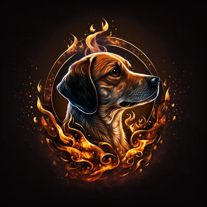 Animal Fire Logos
