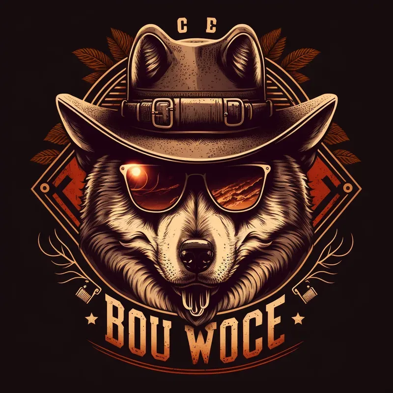Retro Logos With Animals
