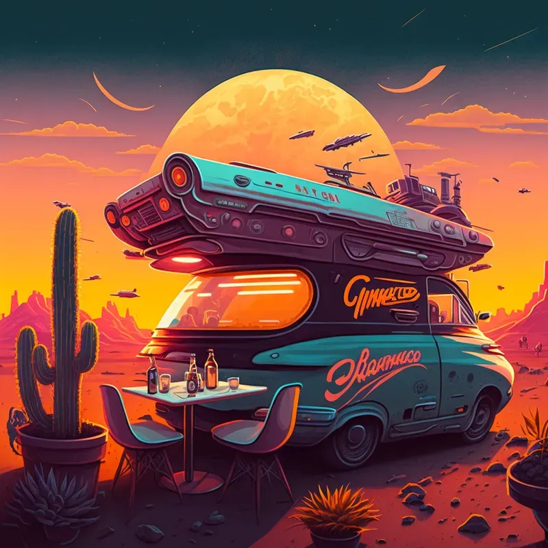 Cyberpunk Car Scenes